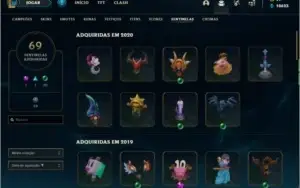 Conta Com Todas as Skin