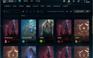 Conta Com Todas as Skin