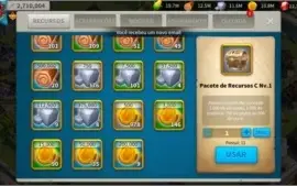 CONTA RISE OF KINGDOMS LVL18 VIP 3M POWER + 12K GEMAS