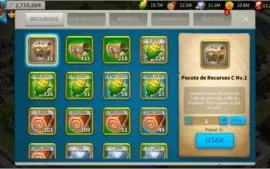 CONTA RISE OF KINGDOMS LVL18 VIP 3M POWER + 12K GEMAS