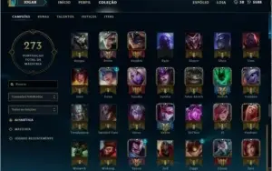 Conta League Of legends Platina 2