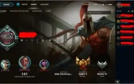 Conta Ouro Borda Platina Baratinha