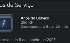 Conta Steam Old - 7 Anos de serviço