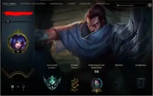 CONTA LOL PLAT 1 -  MMR DE D3 - 42/13 SOLOQ SCORE