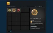 CONTA STEAM CSGO PRIME | 3 MEDALHAS RARAS | 86 JOGOS