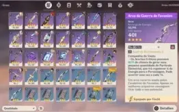 conta genshin AR55 ayaka + 3 arcontes (venti, zhongli, baal)