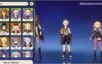 Conta com quase todos personagens, 8 5 estrelas e muito mais