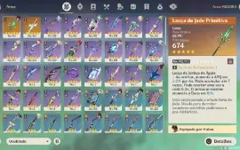 Imperdível AR55 Nahida C1, Zhongli e muito mais