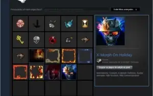 conta steam lvl 44 focada em cs go mult medalhas