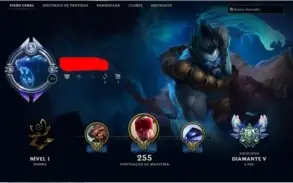 Conta de lol Diamante Season 7 e 6