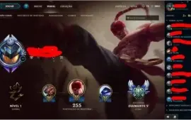 Conta de lol Diamante Season 7 e 6