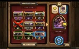 HearthStone Conta com email separado.64 Lend. 6 gold heroes.