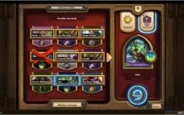 HearthStone Conta com email separado.64 Lend. 6 gold heroes.