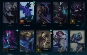 CONTA PLAT 1 - 75 PdL - 51% WR - 30 CAMPEÕES