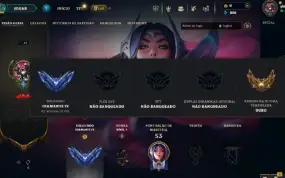 Conta Diamante 4 League Of Legends - Mmr Alto, Troca De Id ✅