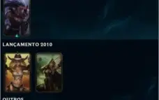 Conta Bronze IV - 82 Champions e 40 Skins
