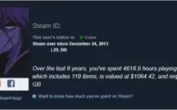 Conta Steam LVL 34 119 jogos
