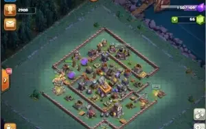 Clash Of Clans Cv 11 full Lv 157