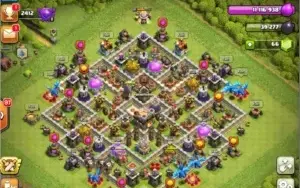 Clash Of Clans Cv 11 full Lv 157