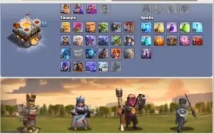 Clash Of Clans Cv 11 full Lv 157