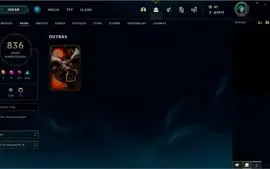 Conta LoL - Skins Raras e mais