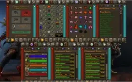 Old School RuneScape Main Combat 103, Total Level 1757
