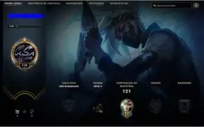 CONTA LOL LVL 118 UNRANKED
