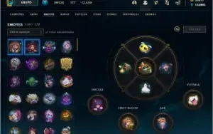 CONTA LOL TODAS SKINS