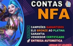 conta nfa ouro league of legends com elo gold