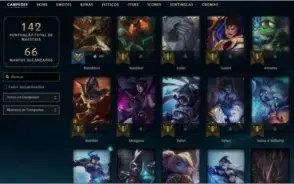 Conta lol gold 4
