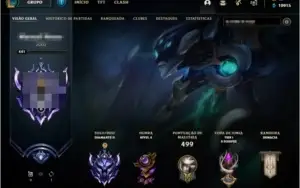 Conta lol diamante