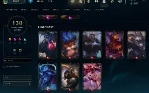 Conta Lol Full Acesso-  Lvl 312 - 130 Skins - Todos Campeões