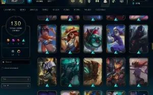 Conta Lol Full Acesso-  Lvl 312 - 130 Skins - Todos Campeões