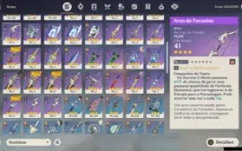 Conta Genshin Impact AR 58 end game OP