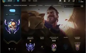 CONTA DE  LOL D4