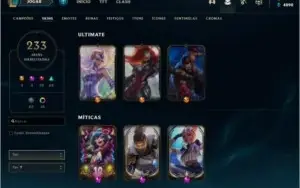 CONTA DE  LOL D4