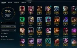 League of Legends cont - Gold 5 + All Champs e 210 Skins+
