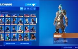 conta de fortnite com mais de 120 skins passes raros e skins