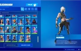 conta de fortnite com mais de 120 skins passes raros e skins