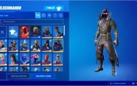 conta de fortnite com mais de 120 skins passes raros e skins