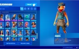 conta de fortnite com mais de 120 skins passes raros e skins