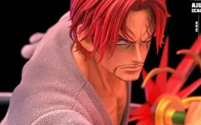 shanks red-haire one piece 3d stl