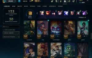 Diamante 2 com 65 Champs e 23 Skins