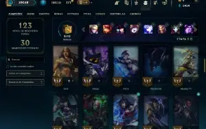 Diamante 2 com 65 Champs e 23 Skins