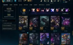 Diamante 2 com 65 Champs e 23 Skins