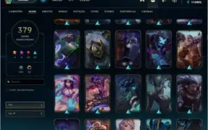 CONTA League of Legends Skins 300+ ativa desde 2012