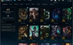 Conta de lol plat 4 s 10