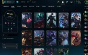 CONTA LEAGUE OF LEGENDS - 234 SKINS - LEVEL 314