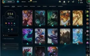 CONTA LEAGUE OF LEGENDS - 234 SKINS - LEVEL 314