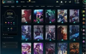 CONTA LEAGUE OF LEGENDS - 234 SKINS - LEVEL 314